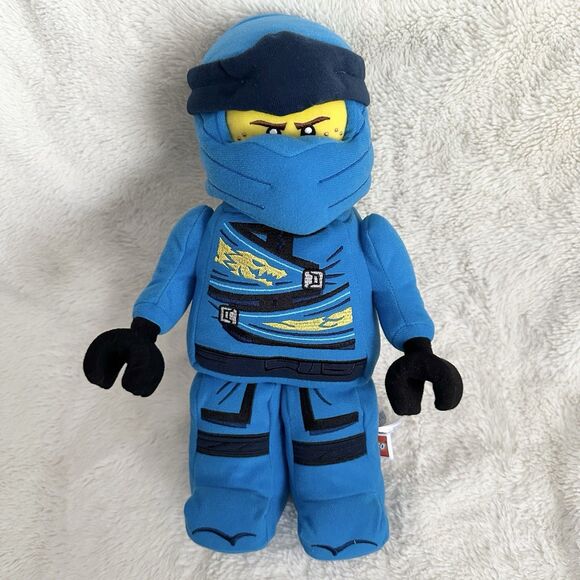 Lego Ninjago Jay Ninja Warrior 13" Blue Plush Toy Doll Mini Figure Soft Stuffed - Picture 1 of 5